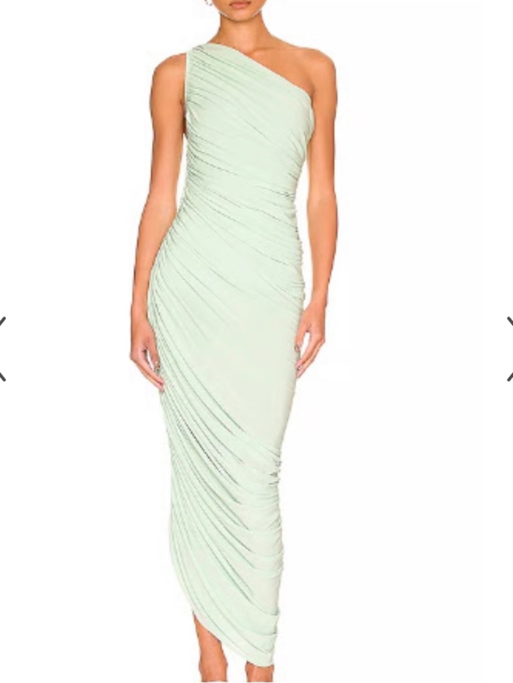 Norma Kamali
Diana Gown in mint green. medium. NWT